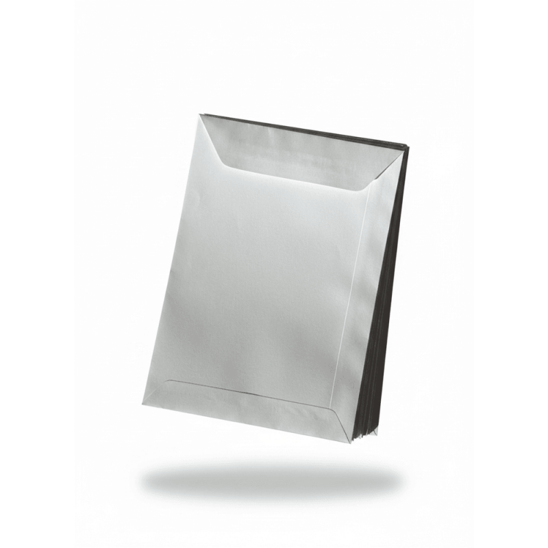 Plicuri C6 albe siliconice deschidere latura mica 114x162 mm 20 buc Adison